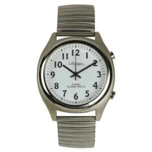 Image of Lifemax Talking Atomic Watch - Mens Expanding Bracelet