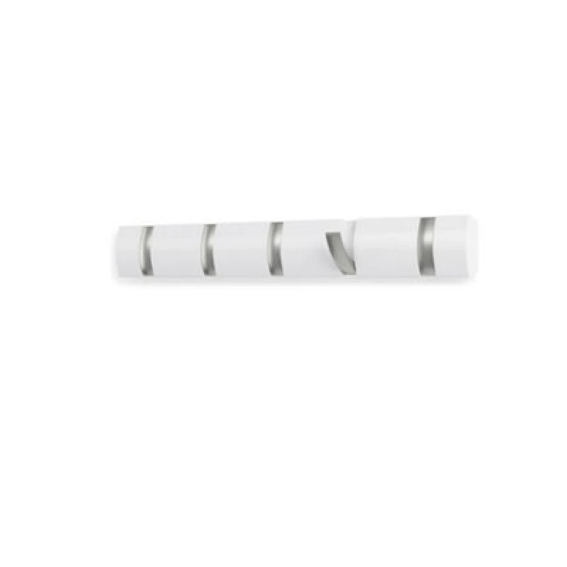 Image of Umbra Flip 5 Coat Hooks - White White 318850-660