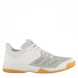 Image of adidas Ligra 6 Ladies Indoor Court Shoes - White/Silver