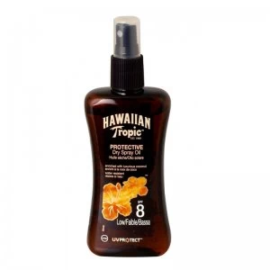 Image of Hawaiian Tropic Protective Dry Spray Oil (SPF8) 200ml