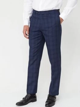 Image of Skopes Tailored Minworth Trousers - Blue Check