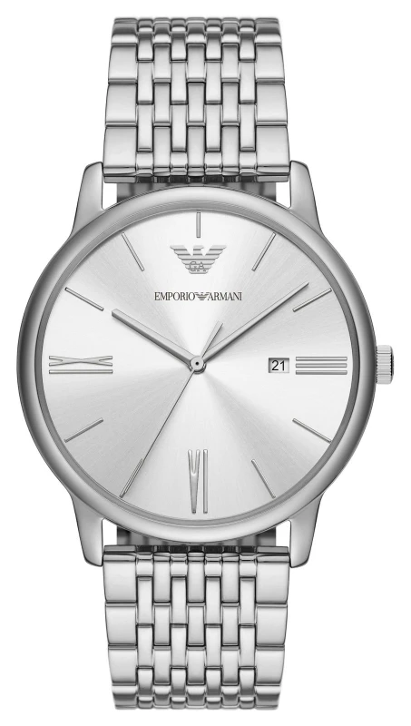 Image of Emporio Armani AR11599 Minimalist Three-Hand Date Mens Watch