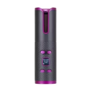 Image of Carmen Neon Cordless Automatic Hair Curler Graphite / Pink