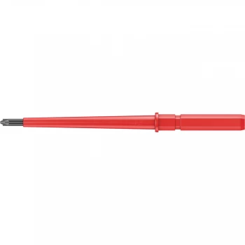 Image of Wera Kraftform Kompakt 65I Pozi Slotted VDE Interchangeable Screwdriver Blade PZ1 / Slotted 154mm