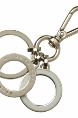 Image of Hugo Boss Pens Gold Plated Key Ring Essential Off-White HAK707G