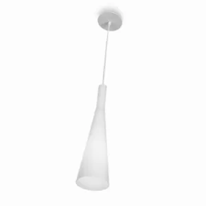 Image of Milk 1 Light Ceiling Pendant White, E27