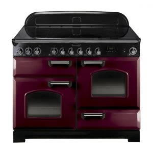 Image of Rangemaster CDL110ECCY-C Classic Deluxe 110cm Ceramic Range Cooker Cranberry-C