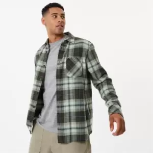 Image of Jack Wills Brushed Check Flannel - Green