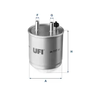 Image of UFI 24.117.00 Fuel Filter