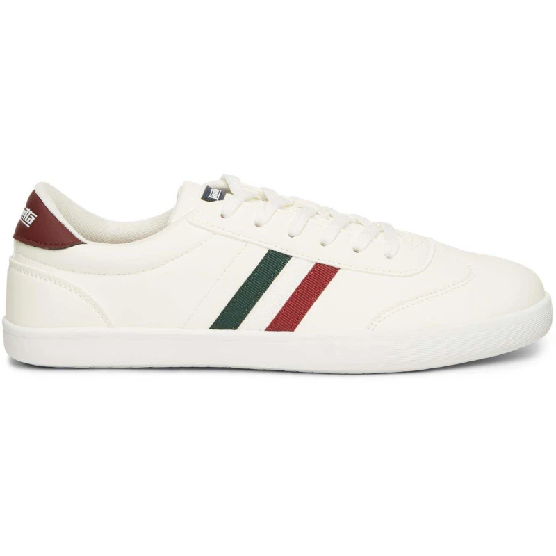 Image of Lambretta Mens Vulkan Court Trainers White male 8 (42)