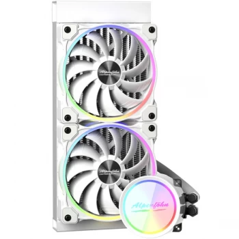 Image of Alpenfohn Glacier Water 240 White High Speed ARGB CPU Water Cooler - 240mm