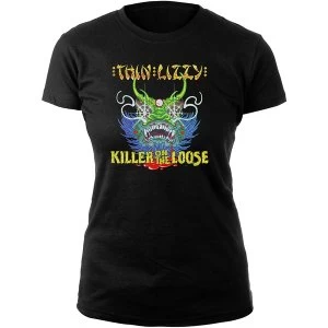 Image of Thin Lizzy - Killer Lady Ladies Medium T-Shirt - Black