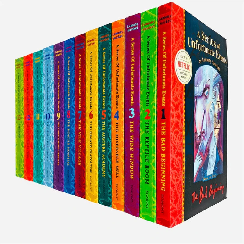 Image of A Series Of Unfortunate Events 13 Book Collection By Lemony Snicket For Young Readers Lemony Snicket Books