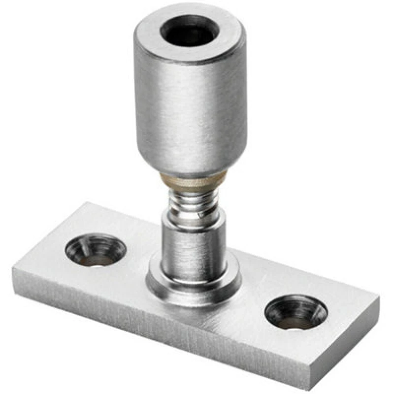 Image of Loops Locking Casement Window Stay Pin 28.5mm Fixing Centres Satin Chrome Multi