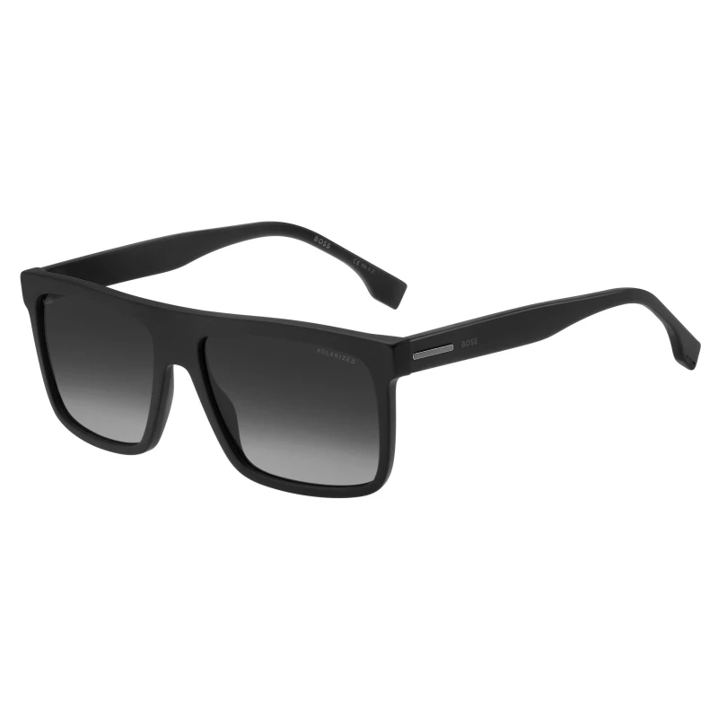 Image of Boss Mens Su Square Sunglasses Black male 59 cm