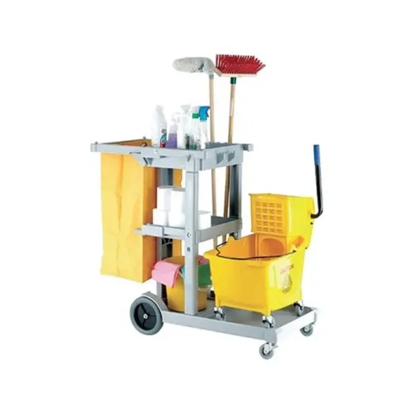 Image of Bentley Multipurpose Janitorial Trolley Grey 101272 101272
