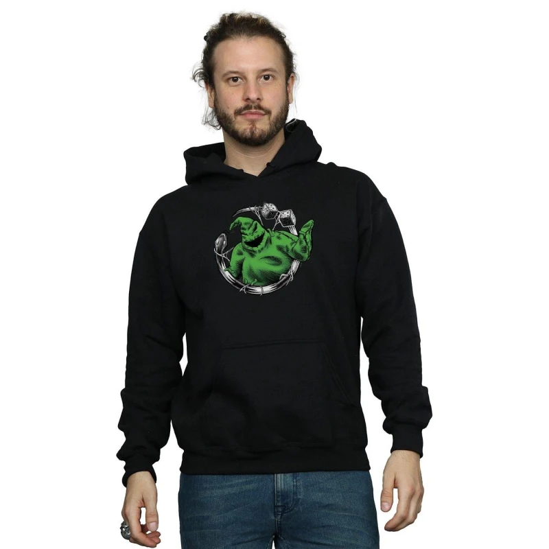 Image of Disney Men Nightmare Before Christmas Roll The Dice Hoodie in Black Size: Small Black S Male 5057972060254