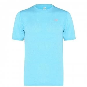 Image of New Balance Impact Running T Shirt Mens - Sky Heather