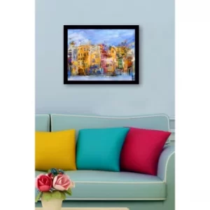 Image of SC0734 Multicolor Decorative Framed MDF Painting