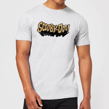Image of Scooby Doo Retro Colour Logo Mens T-Shirt - Grey - 5XL