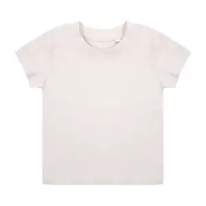 Image of Larkwood Babies Organic T-Shirt (3-6 Months) (Natural)