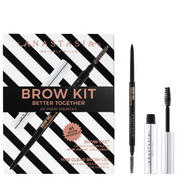 Image of Anastasia Beverly Hills Better Together Brow Kit 2.5ml (Various Shades) - Dark Brown