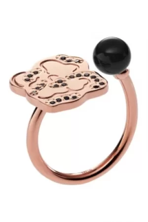 Image of Emporio Armani EGS2464221 Rose Gold Plated Ring
