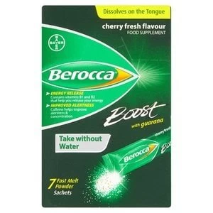 Image of Berocca Boost Energy Vitamin 7 Fast Melt Powder Sachets