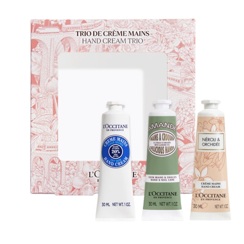 Image of L'Occitane Festive Hand Cream Trio