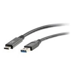 Image of C2G 3m (10ft) USB C Cable M/M - USB A 3.0 (3A) - Black