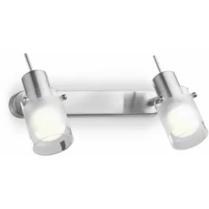 Image of 2-light ELIS chrome wall light