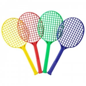 Image of Slazenger 4 Pack Mini Tennis Rackets - Multi