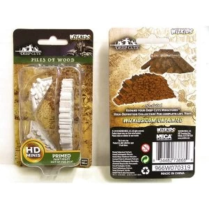 Image of WizKids Deep Cuts Unpainted Miniatures - Piles of Wood