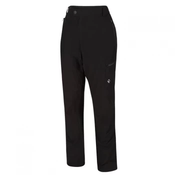 Image of Regatta Highton Zip Off Stretch Walking Trousers (Short) - Black