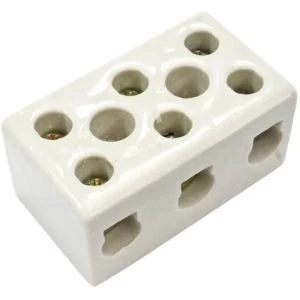 Image of BQ White 30A 3 Way Porcelain Block