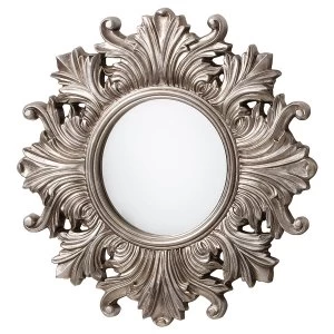 Image of Gallery Regis Circular Mirror - Silver