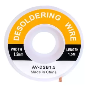 Image of R-TECH 524564 Desolder Braid 1.5mm x 1.5m