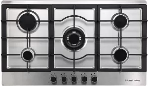 Image of Russell Hobbs RH86GH702SS 5 Burner Gas Hob