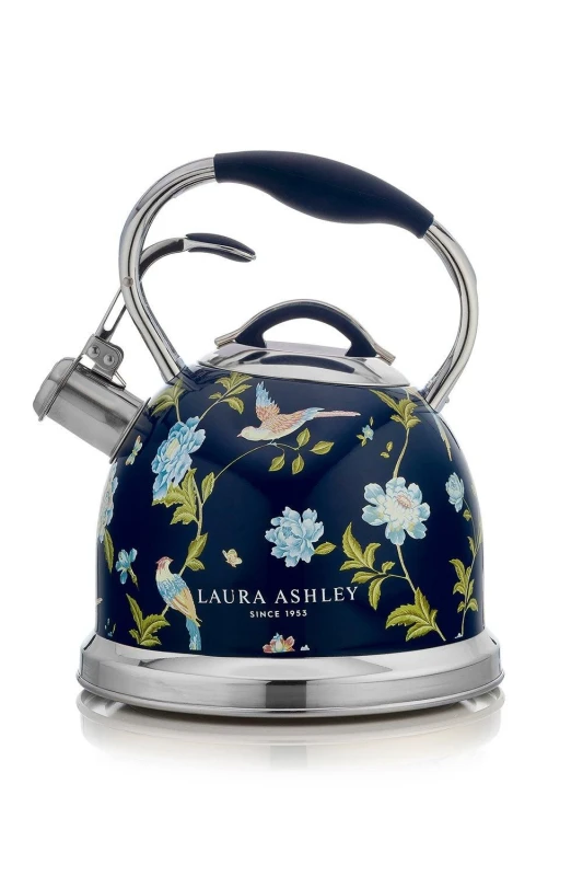 Image of Laura Ashley Laura Ashley Stove Kettle Elvenden Navy Navy - Laura Ashley Navy RT06501