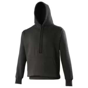 Image of Awdis Mens Street Hooded Sweatshirt / Hoodie (2XL) (Jet Black)