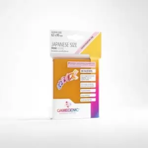 Image of Gamegenic Prime Japanese Sized Sleeves Orange - 60 Sleeves