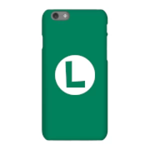 Image of Nintendo Super Mario Luigi Logo Phone Case - iPhone 6S - Snap Case - Matte