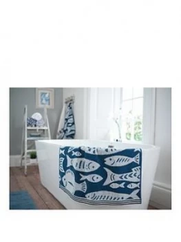 Image of Deyongs Fish Coastal Jacquard 100% Cotton Hand Towel