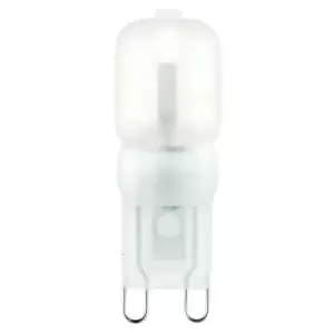 Image of 2.5W LED G9 Light Bulb Frosted Cool White 4000K 200 Lumen Mini Small Indoor Lamp