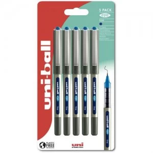 Image of Uni-Ball Eye Fine UB-157 BL Plastic Free Packaging PK5