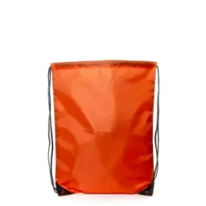 Image of Drawstring Bag (One Size) (Orange) - Orange - United Bag Store