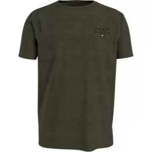 Image of Tommy Hilfiger CN SS TEE LOGO - Green