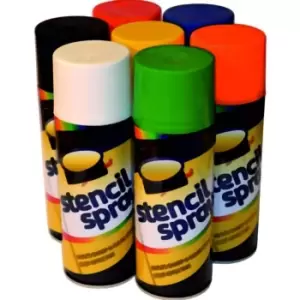 Image of Industrial Stencil Spray - 400ML Aerosol - Orange (DGN)