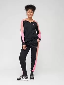 Image of adidas Sportswear Tracksuit - Black, Size XS, Women