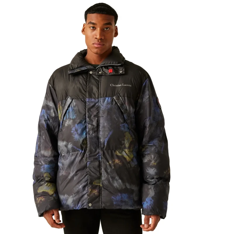 Image of Regatta Regatta Men Christian Lacroix - 'Barbegal' Insulated Puffer Jacket in Blue Size: large Blue L Male 5063019309415